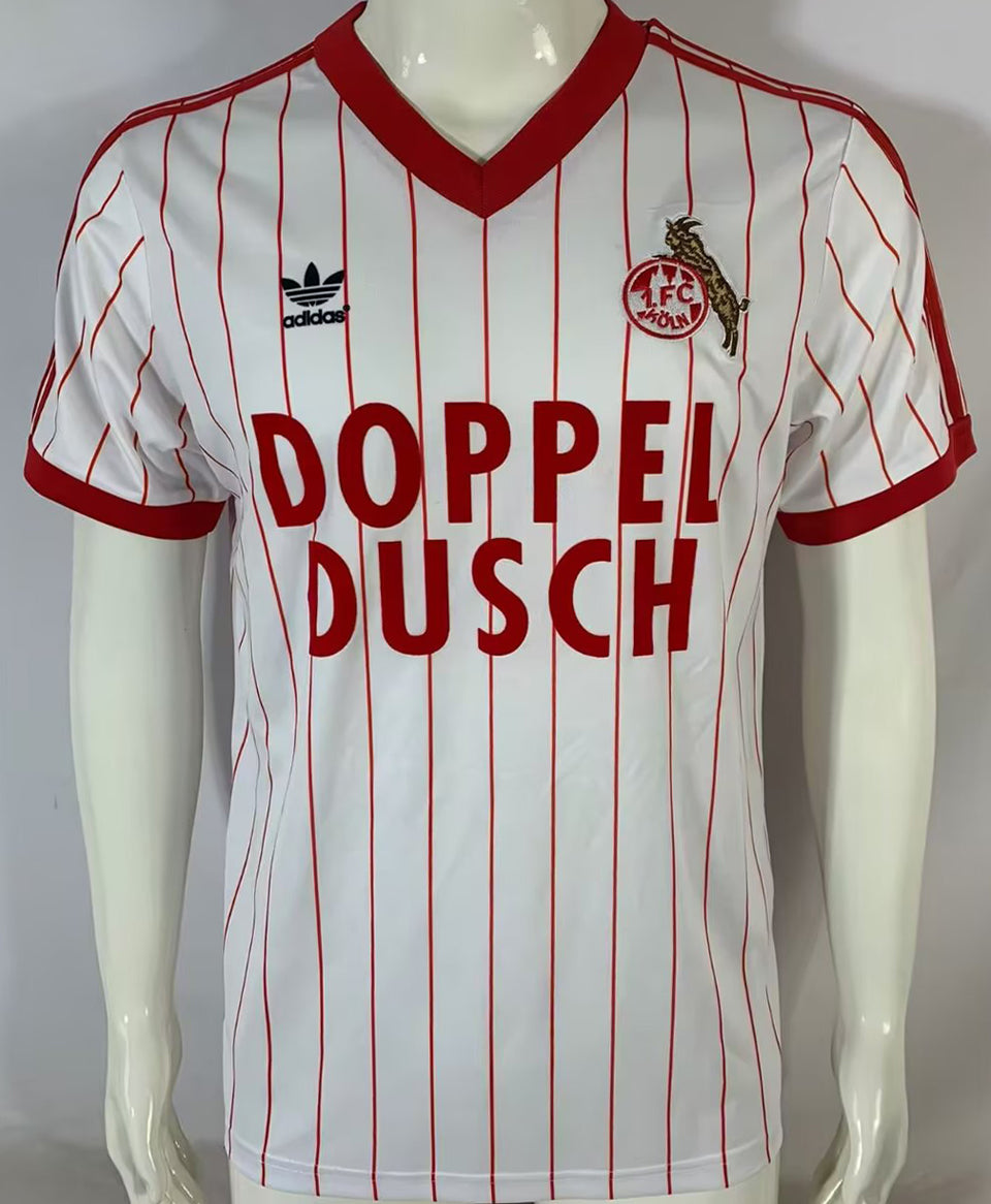 jersey 1982/1983 1. fc koln local manga corta versión fan retro