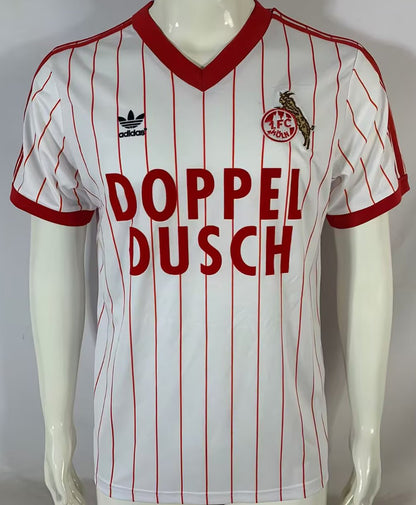 Jersey 1982/1983 1. FC Koln Local Manga corta Versión Fan Retro
