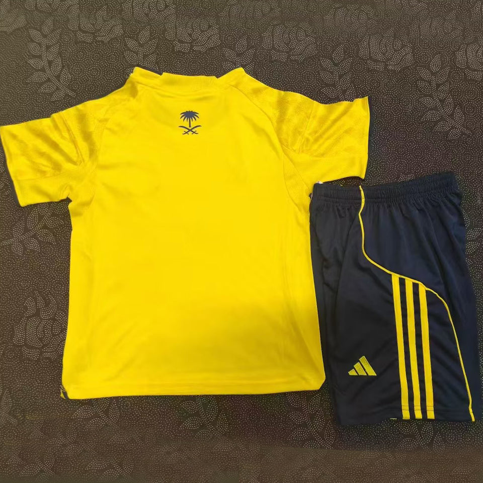Jersey 2025/26 Al Nassr Local Manga corta Niño