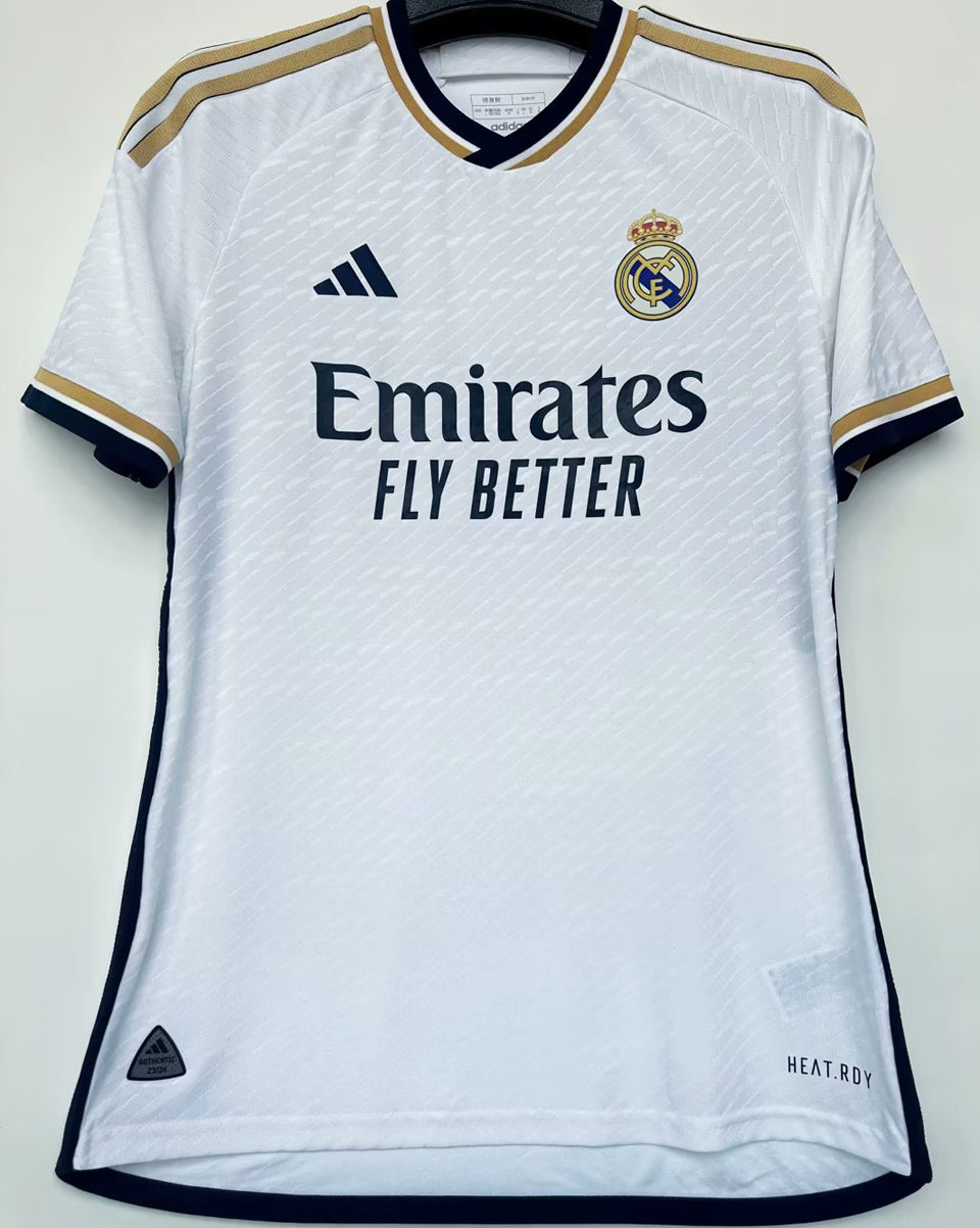 jersey 2023/24 real madrid local manga corta versión jugador