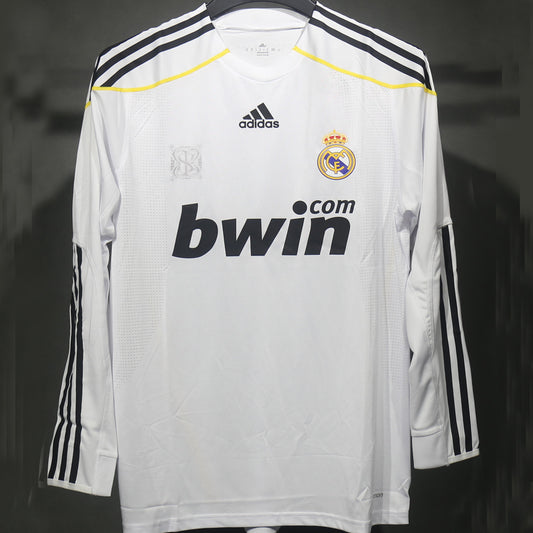 Jersey 2009/10 Real Madrid Local Manga larga Versión Jugador Retro