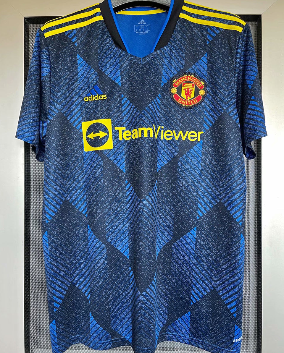 jersey 2021/22 manchester united tercero manga corta versión fan