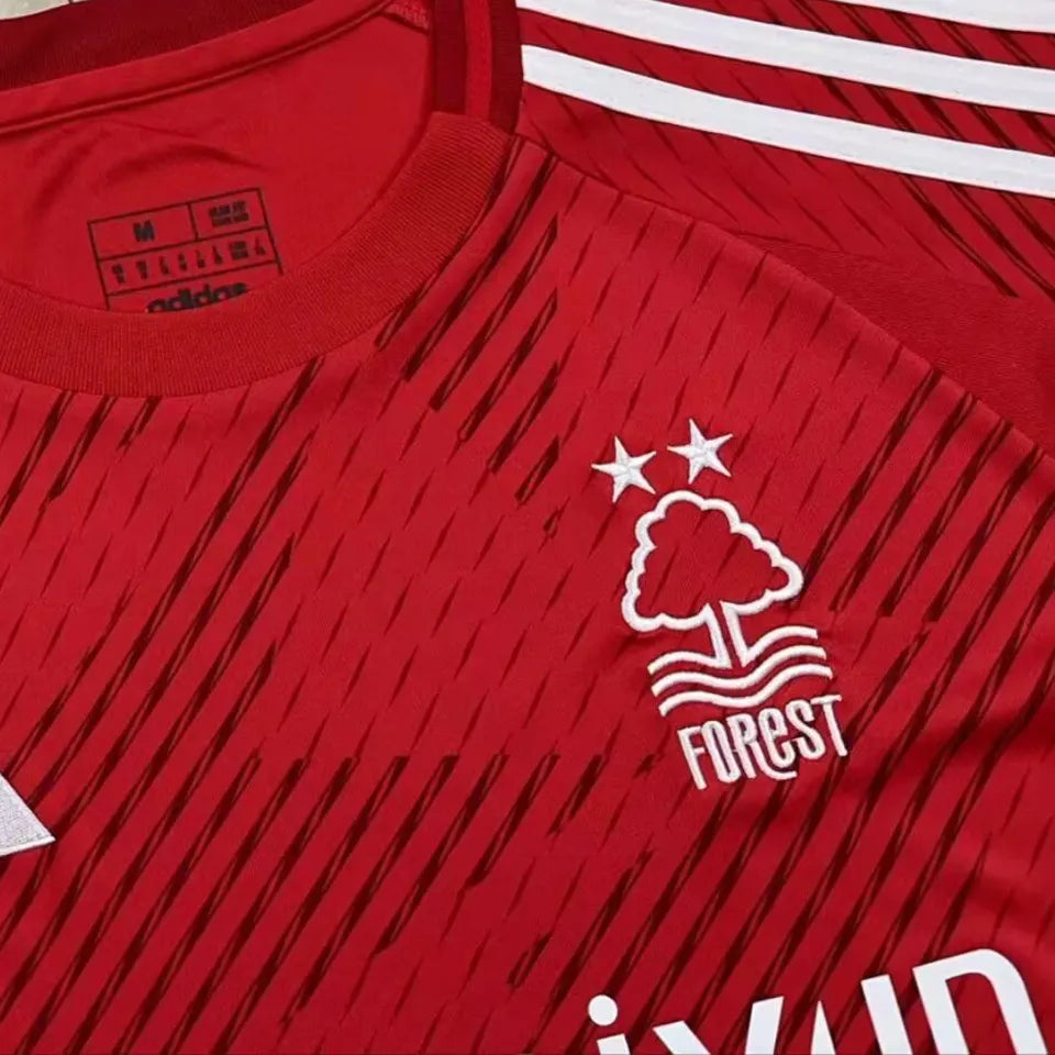 Jersey 2024/25 Nottingham Forest Local Manga corta Versión Fan