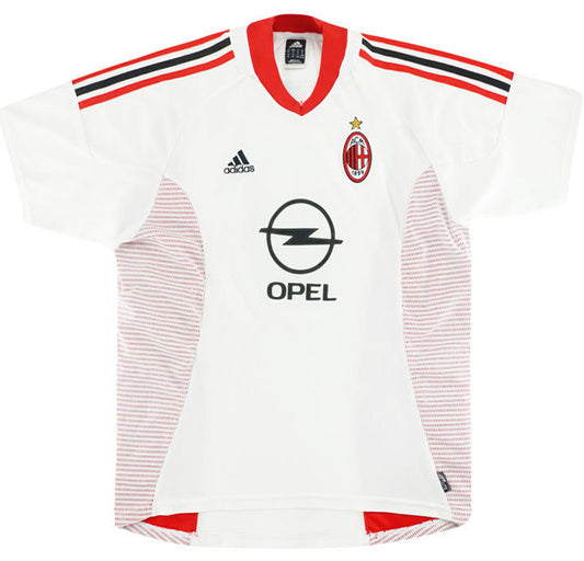 Jersey 2002/03 AC Milan Visitante Manga corta Versión Fan Retro