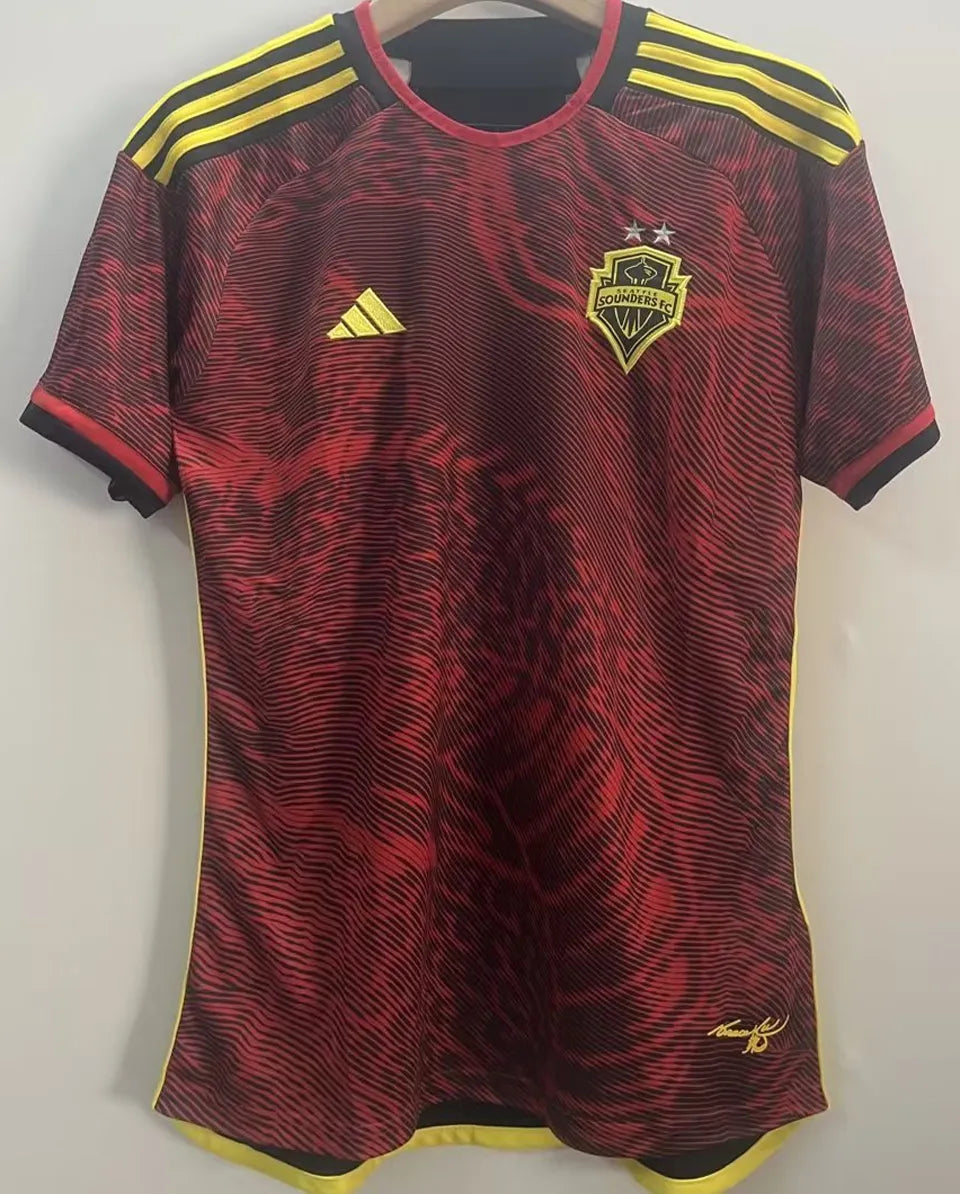 Jersey 2023/24 Seattle Sounders Visitante Manga corta Versión Fan