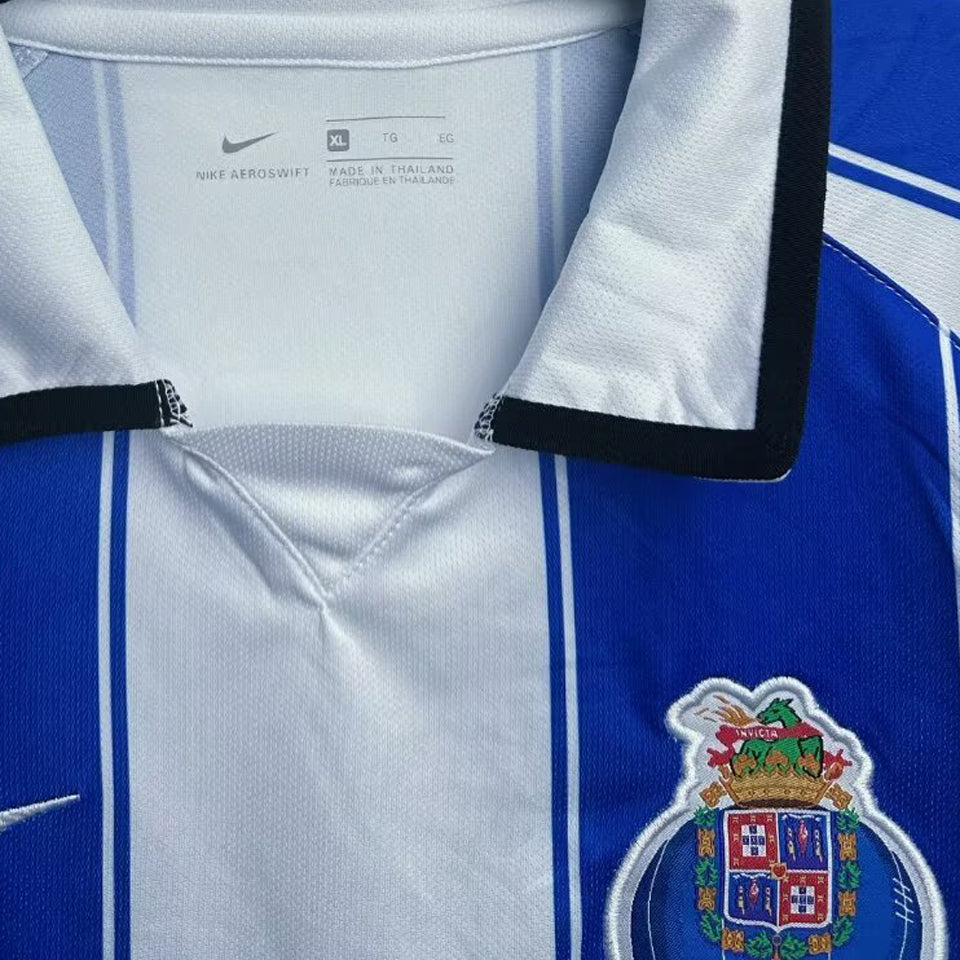 Jersey 2003/04 Porto Local Manga corta Versión Fan Retro