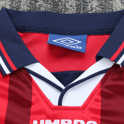1998 Inglaterra Visitante Niño Selecciones Retro