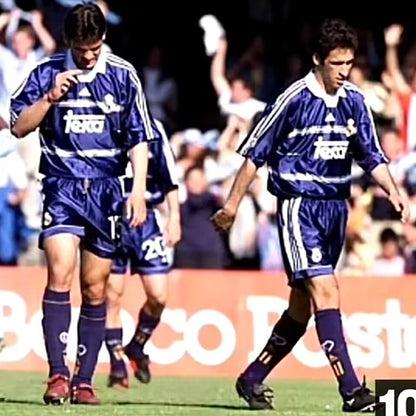 Jersey 1998/99 Real Madrid Visitante Manga larga Versión Fan Retro