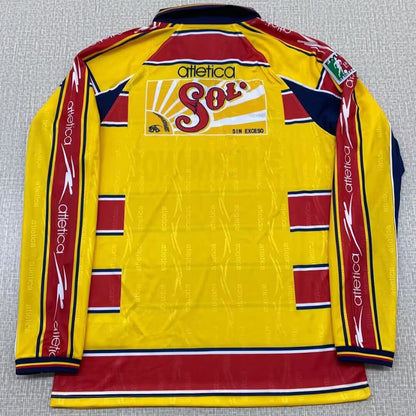 Jersey 1999/2000 Monarcas Morelia Local Manga larga Versión Fan Retro