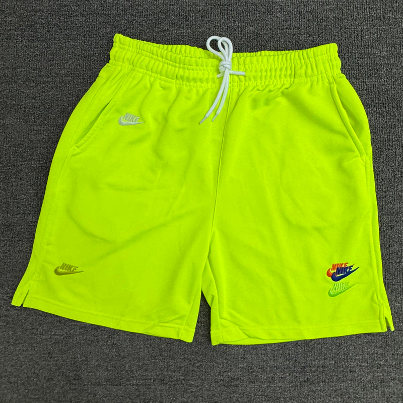 2025 nk fluorescent  embroidered multicolor logo casual especial versión fan shorts/ pantalones