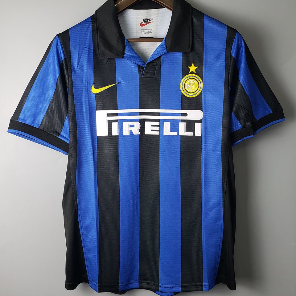 jersey 1998/99 inter milan local manga corta versión fan retro