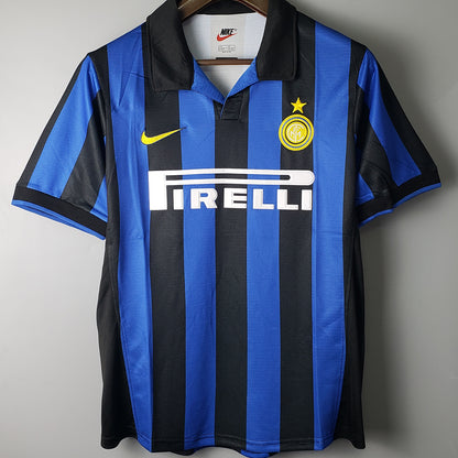 Jersey 1998/99 Inter Milan Local Manga corta Versión Fan Retro