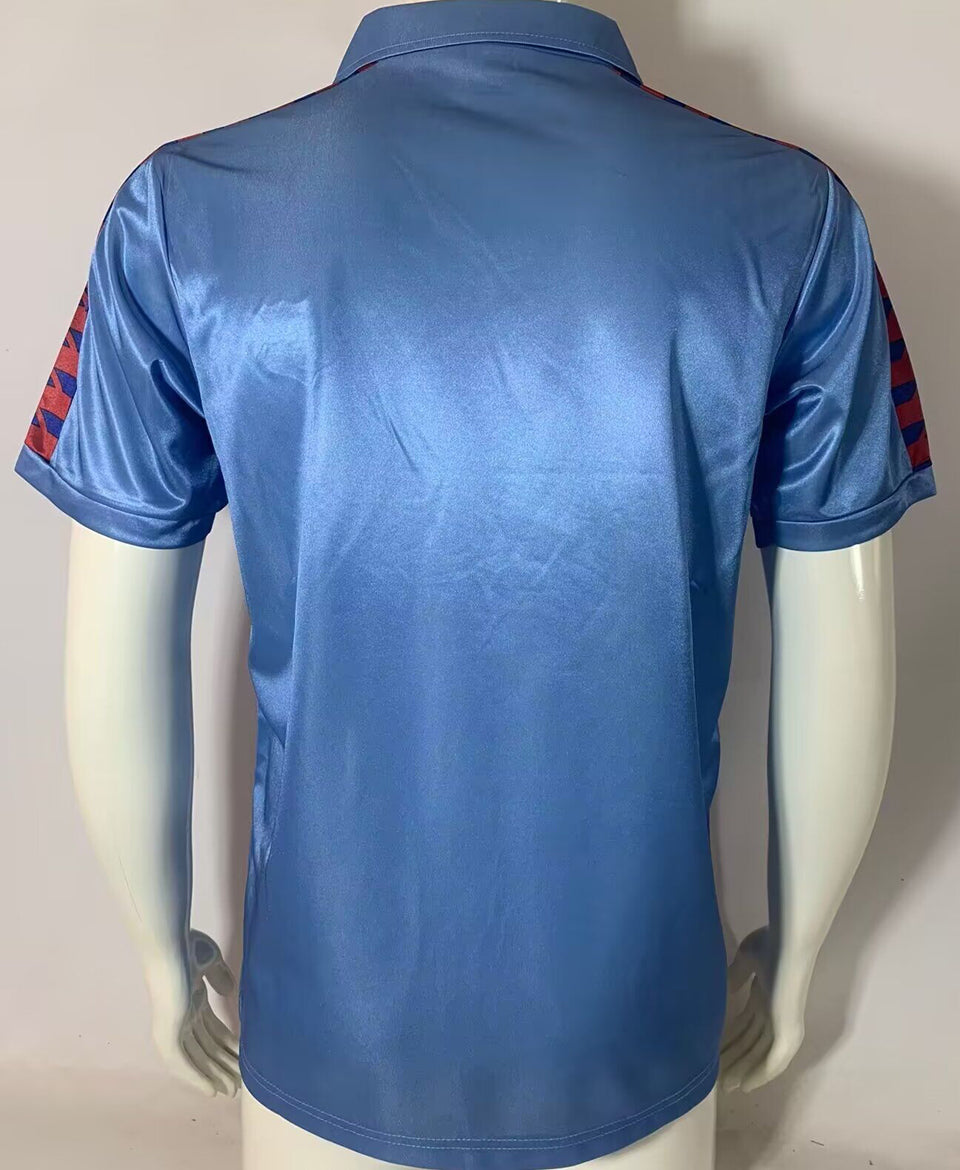 Jersey 1985/91 Barcelona Visitante Manga corta Versión Fan Retro