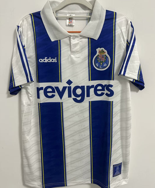 Jersey 1995/1996 Porto Local Manga corta Versión Fan Retro