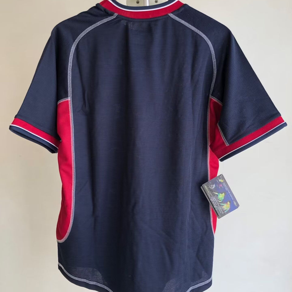 jersey 2001/02 manchester united tercero manga corta versión fan retro