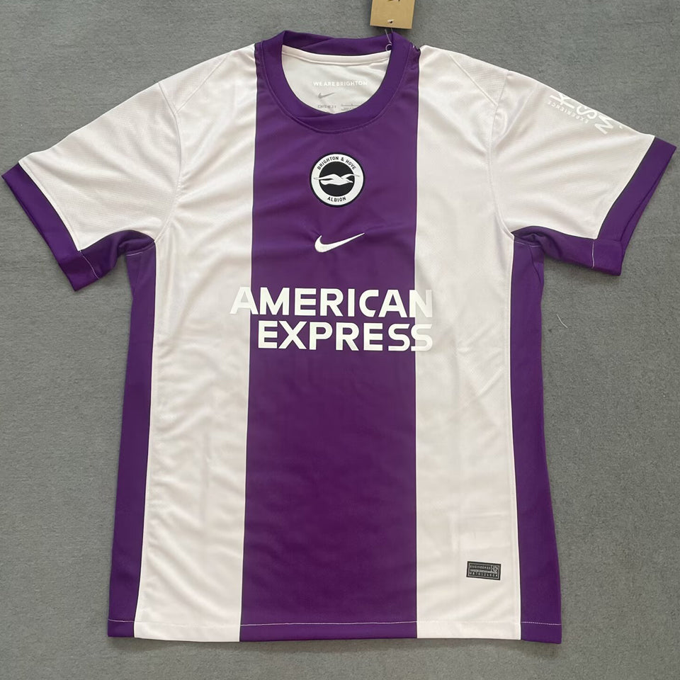Jersey 2025/26 Brighton Visitante Manga corta Versión Fan