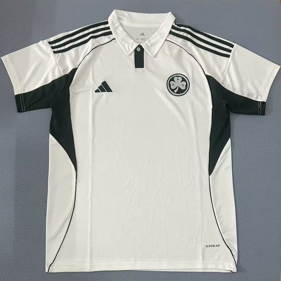 Jersey 2025/26 Panathinaikos Visitante Manga corta Versión Fan