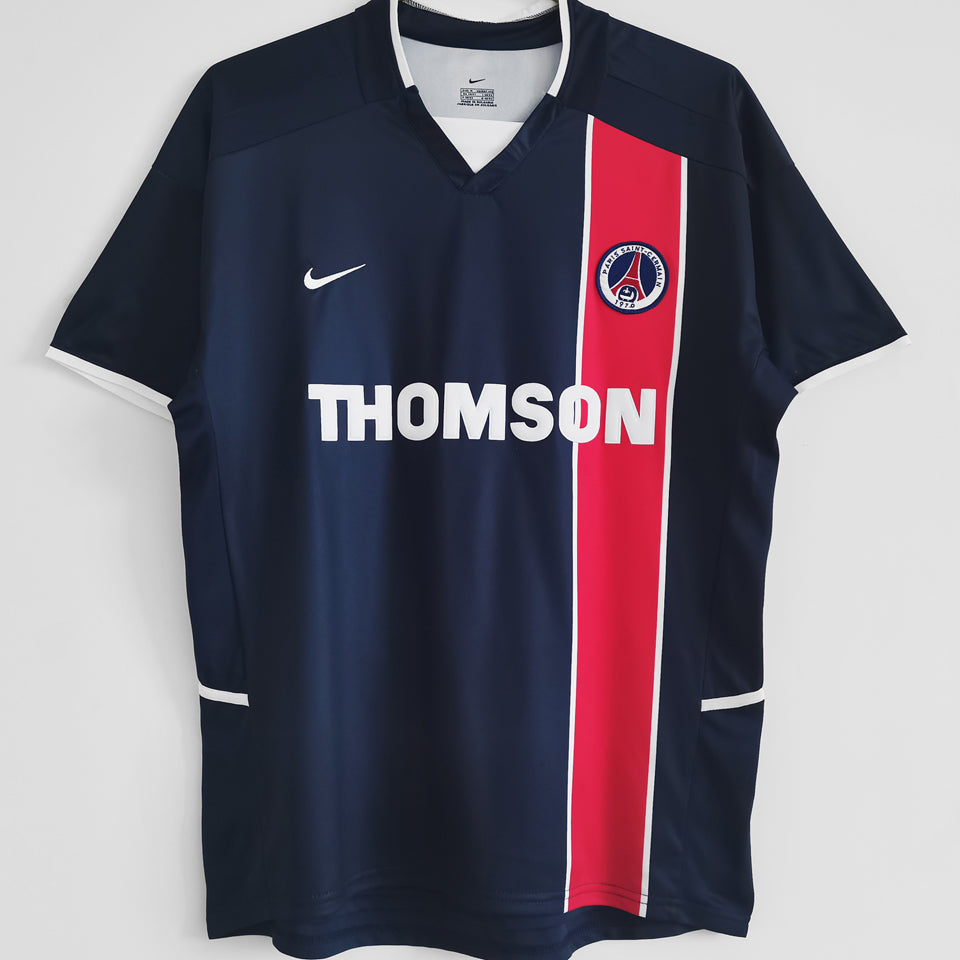 jersey 2002/2003 psg local manga corta versión fan retro