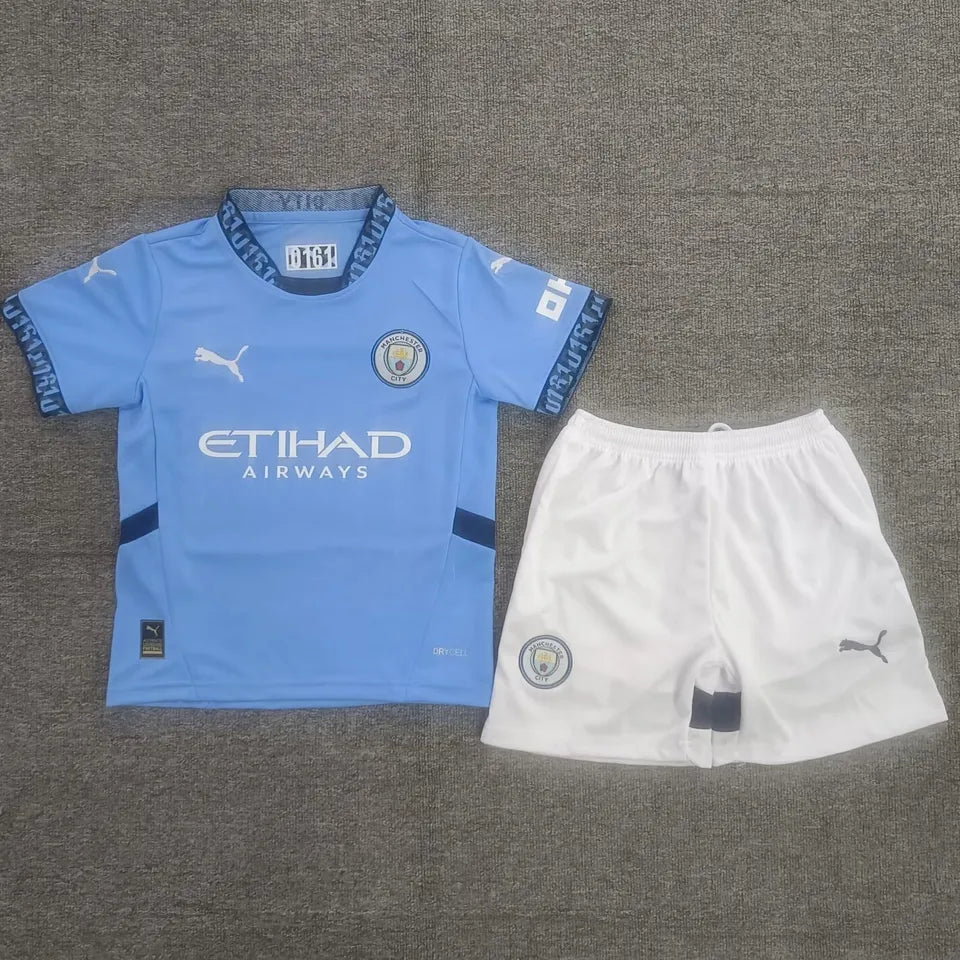 Jersey 2024/25 Manchester City Local Manga corta Niño