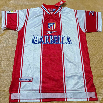 Jersey 1999/2000 Atletico de Madrid Local Manga corta Versión Fan Retro