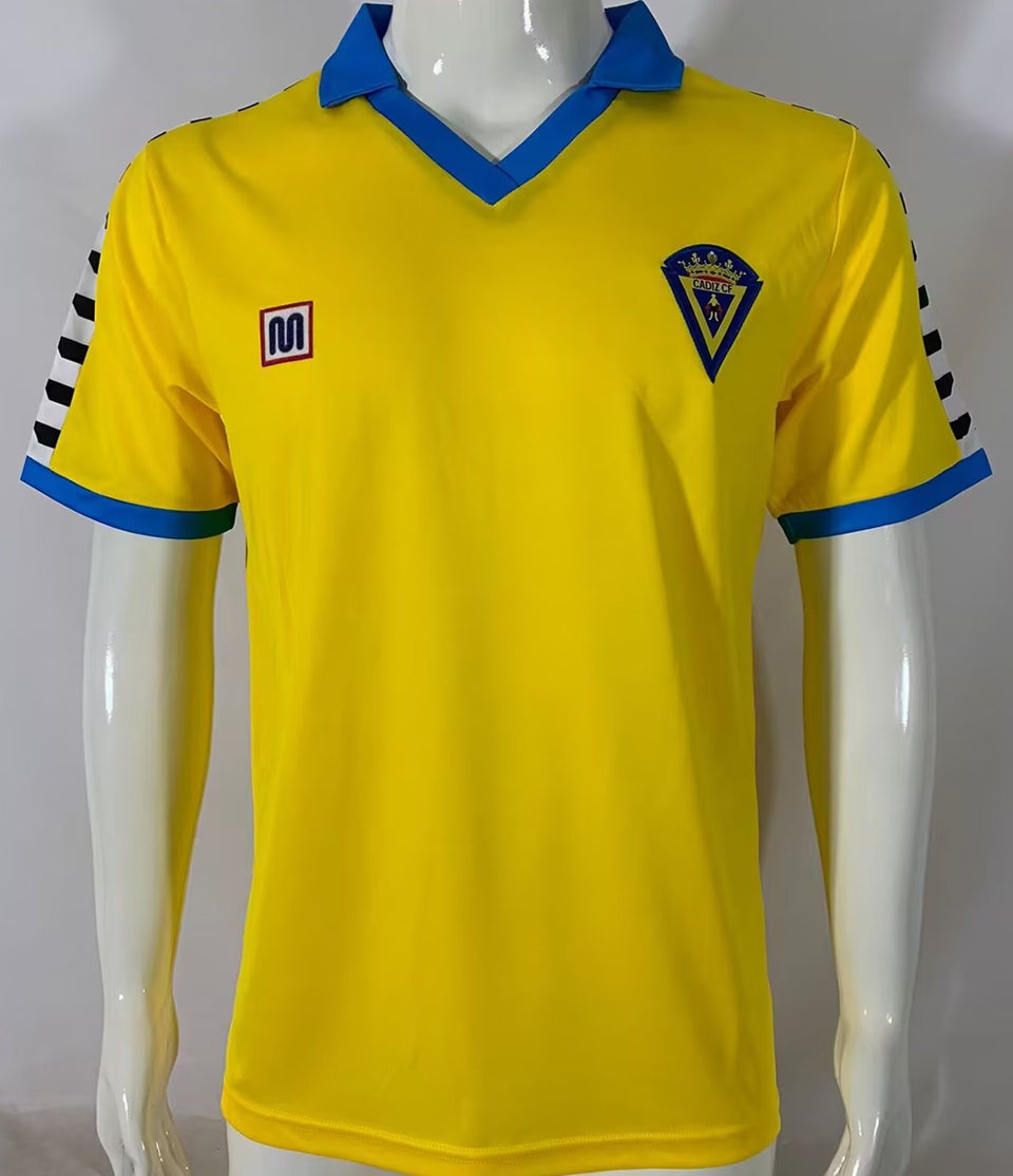Jersey 1983/84 Cadiz Local Manga corta Versión Fan Retro
