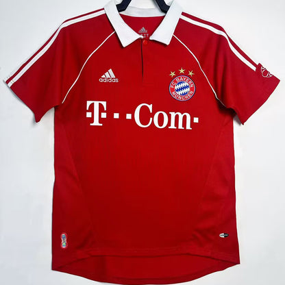 Jersey 2006/07 Bayern Munich Local Manga corta Versión Fan Retro