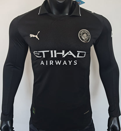 Jersey 2025/26 Manchester City Visitante Manga larga Versión Jugador