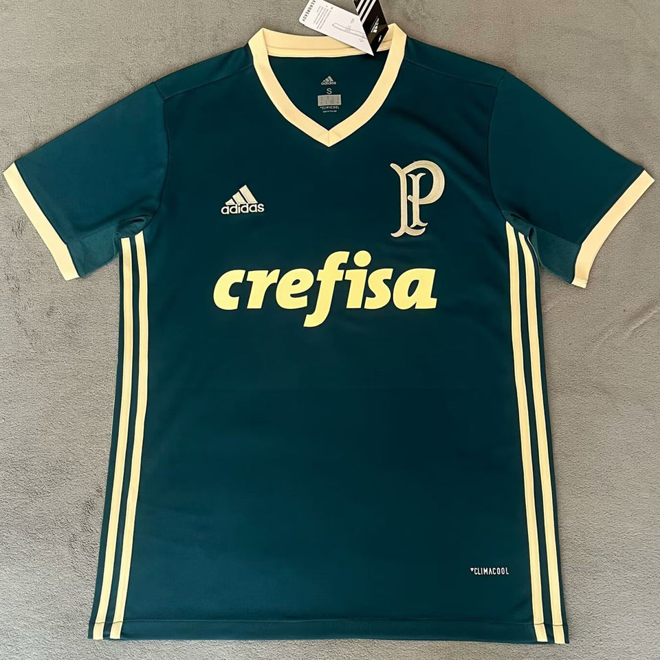 jersey 2017/18 palmeiras tercero manga corta versión fan retro