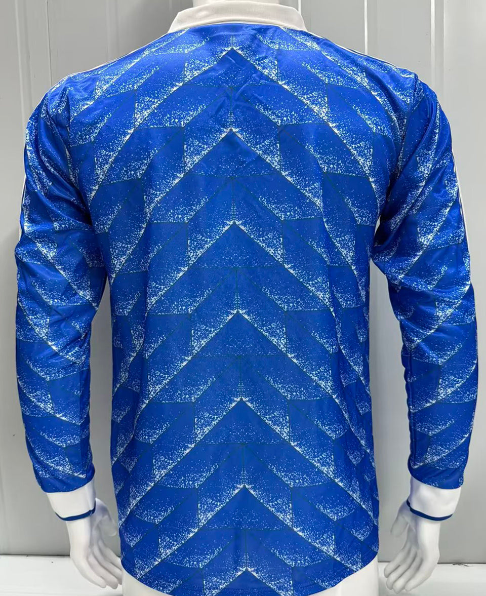 jersey 1989/1990 karlsruher sc visitante manga larga versión fan retro