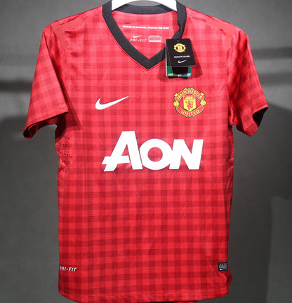 Jersey 2012/13 Manchester United Local Manga corta Versión Jugador Retro