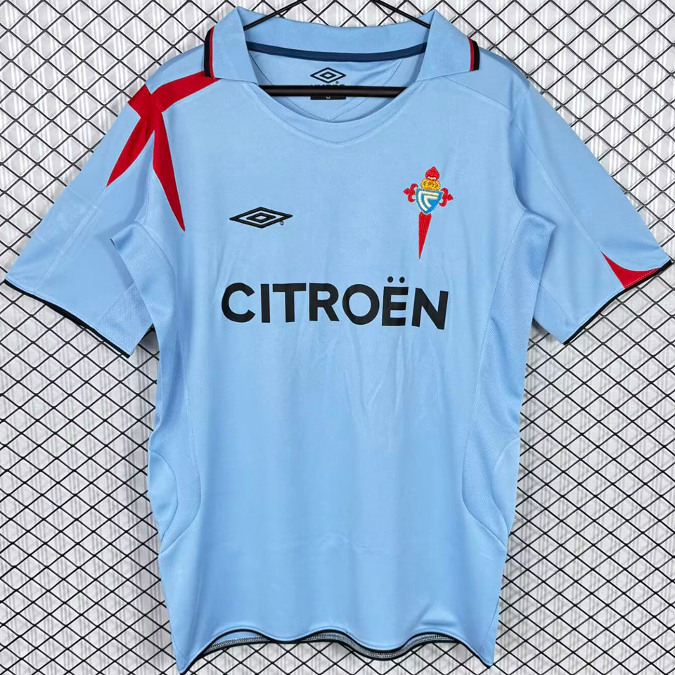 jersey 2005/2007 celta local manga corta versión fan retro