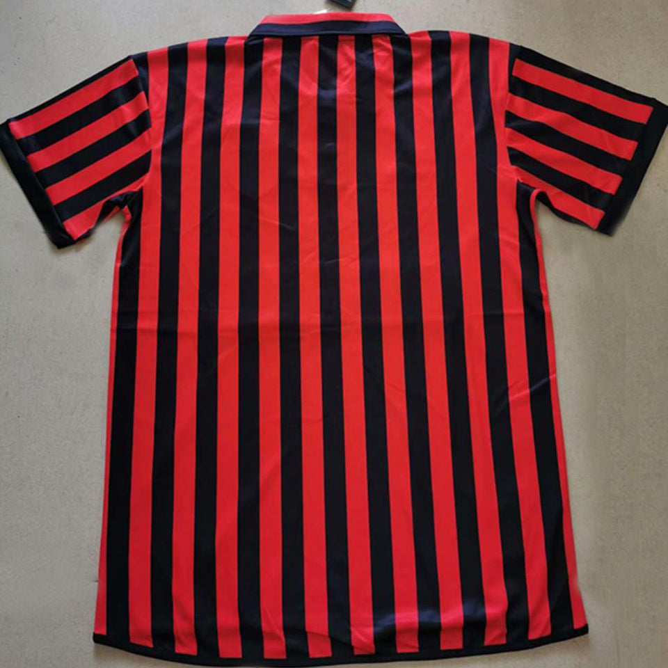 jersey 1999/2000 ac milan local manga corta versión fan retro