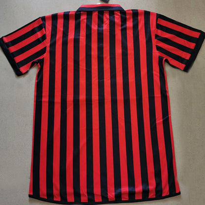 Jersey 1999/2000 AC Milan Local Manga corta Versión Fan Retro