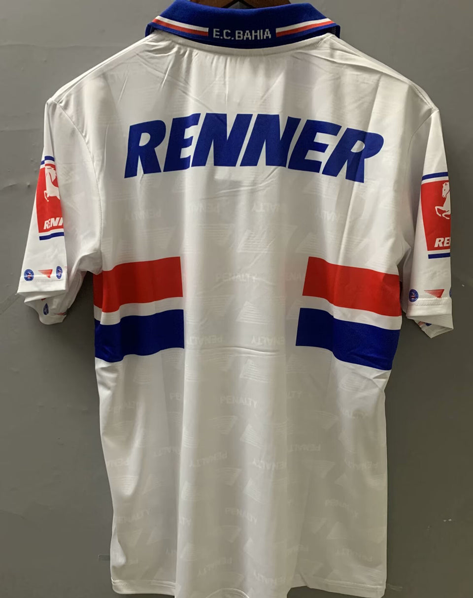 jersey 1996 bahia local manga corta versión fan retro