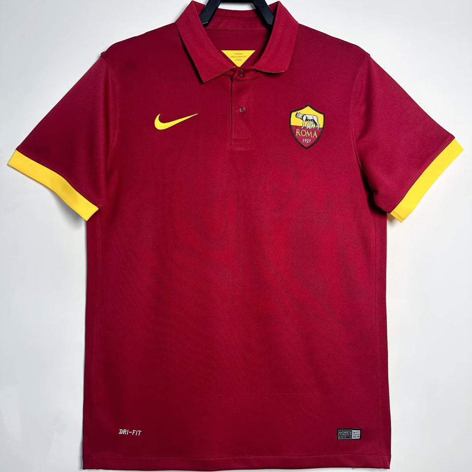 Jersey 2014/15 Roma Local Manga corta Versión Fan Retro