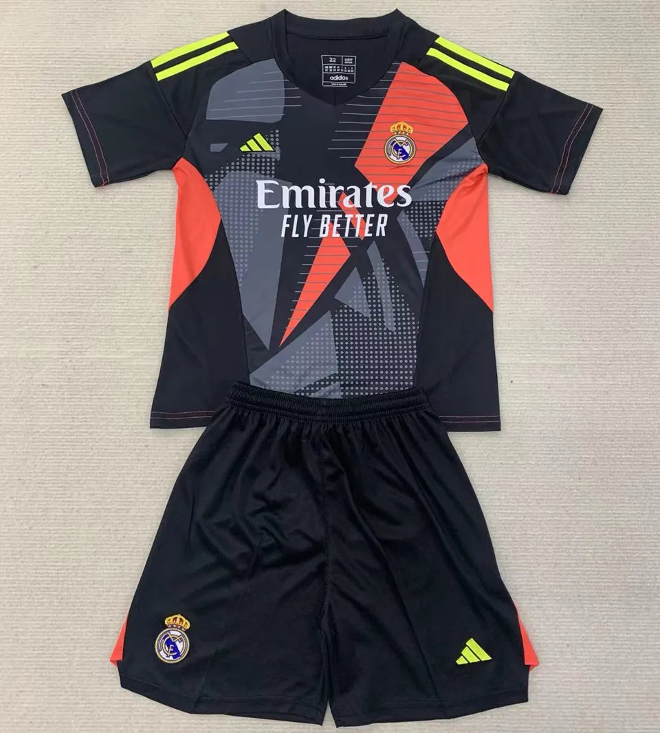 Jersey 2024/25 Real Madrid Portero Manga corta Niño