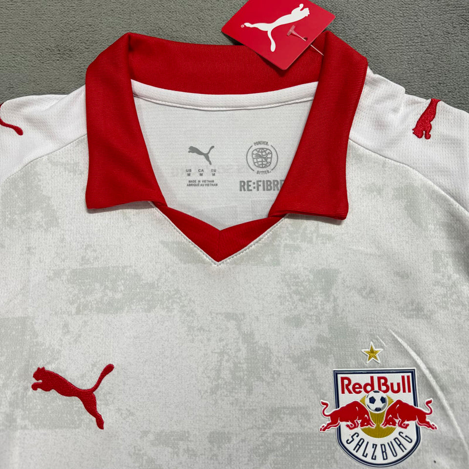jersey 2025/26 rb salzburg bull local manga corta versión fan