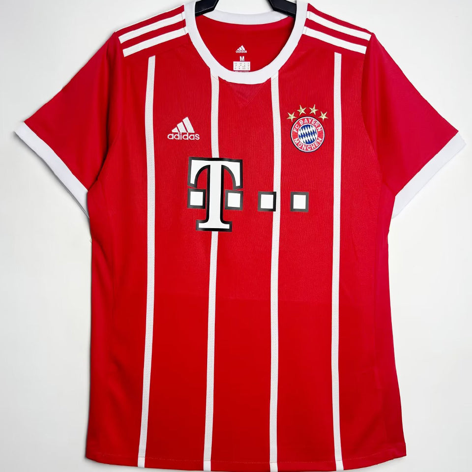jersey 2017/18 bayern munich local manga corta versión fan retro