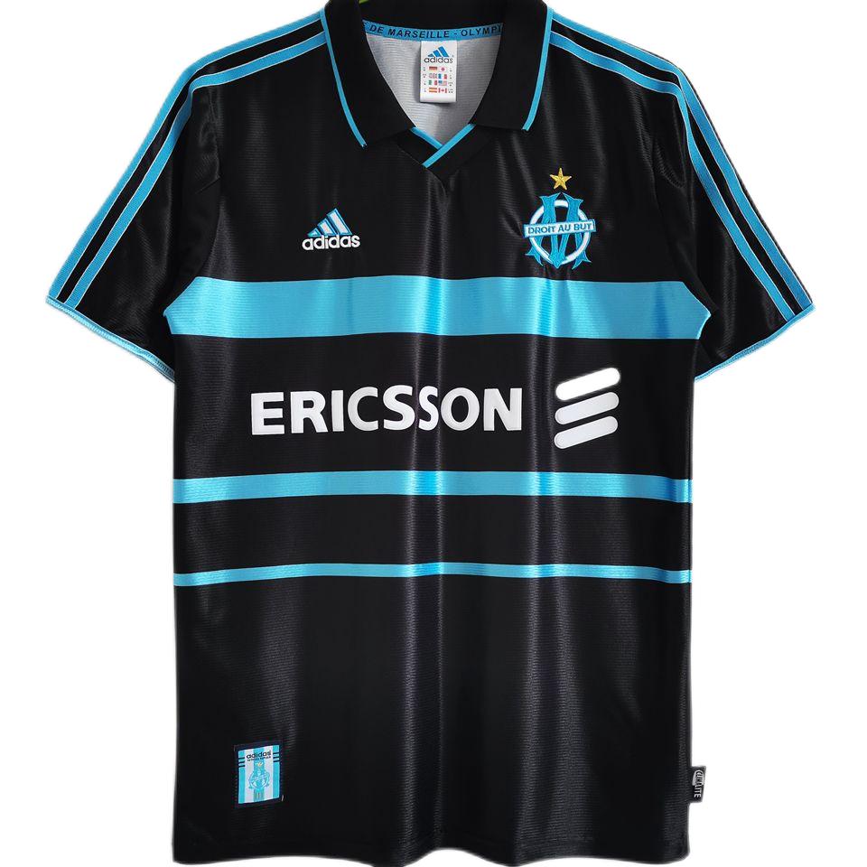 jersey 1999/2000 marseille tercero manga corta versión fan retro