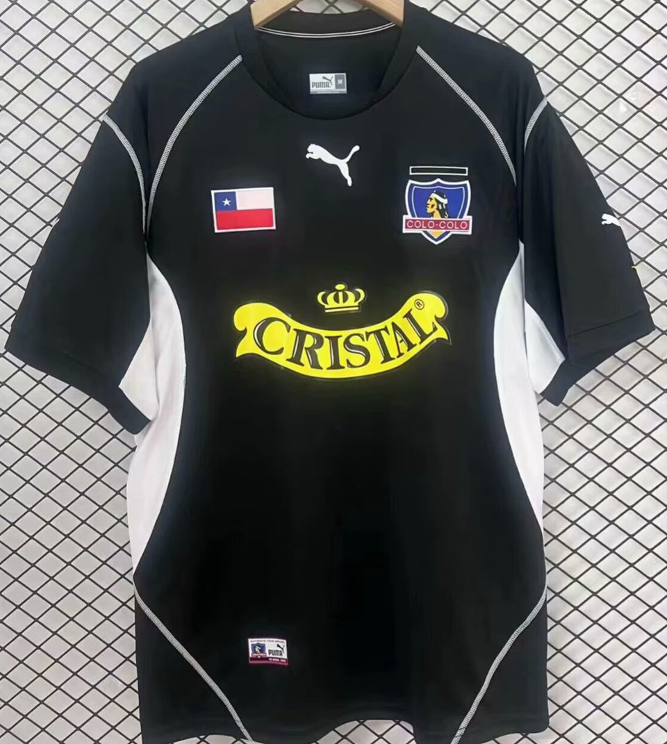 jersey 2003 colo-colo visitante manga corta versión fan retro