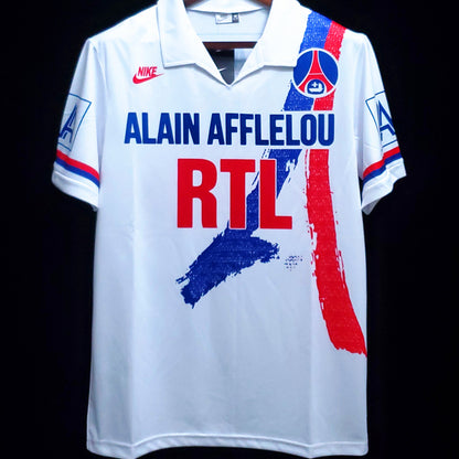 Jersey 1990 PSG Local Manga corta Versión Fan Retro