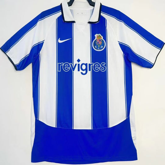 Jersey 2003/04 Porto Local Manga corta Versión Fan Retro