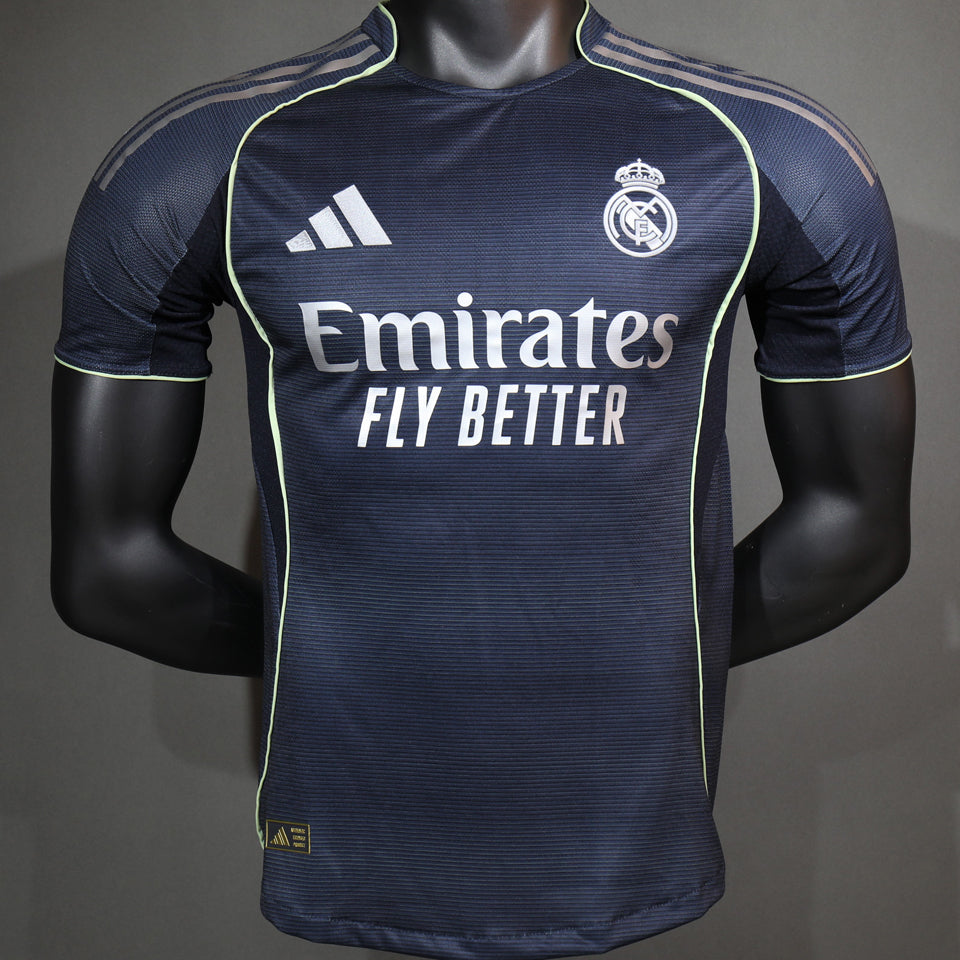 jersey 2025/26 real madrid visitante manga corta versión jugador