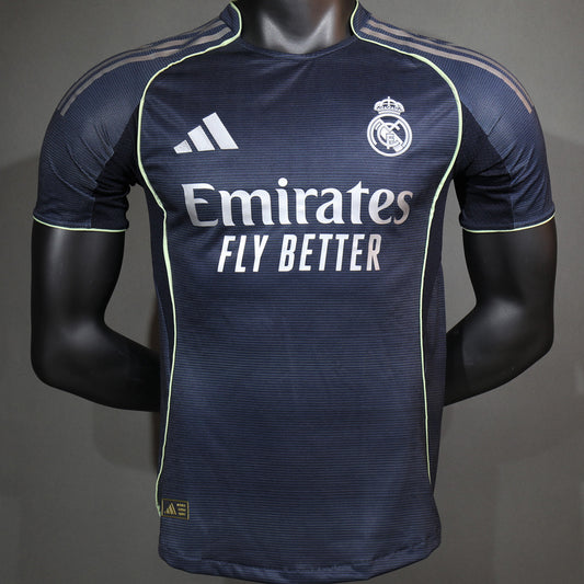 Jersey 2025/26 Real Madrid Visitante Manga corta Versión Jugador