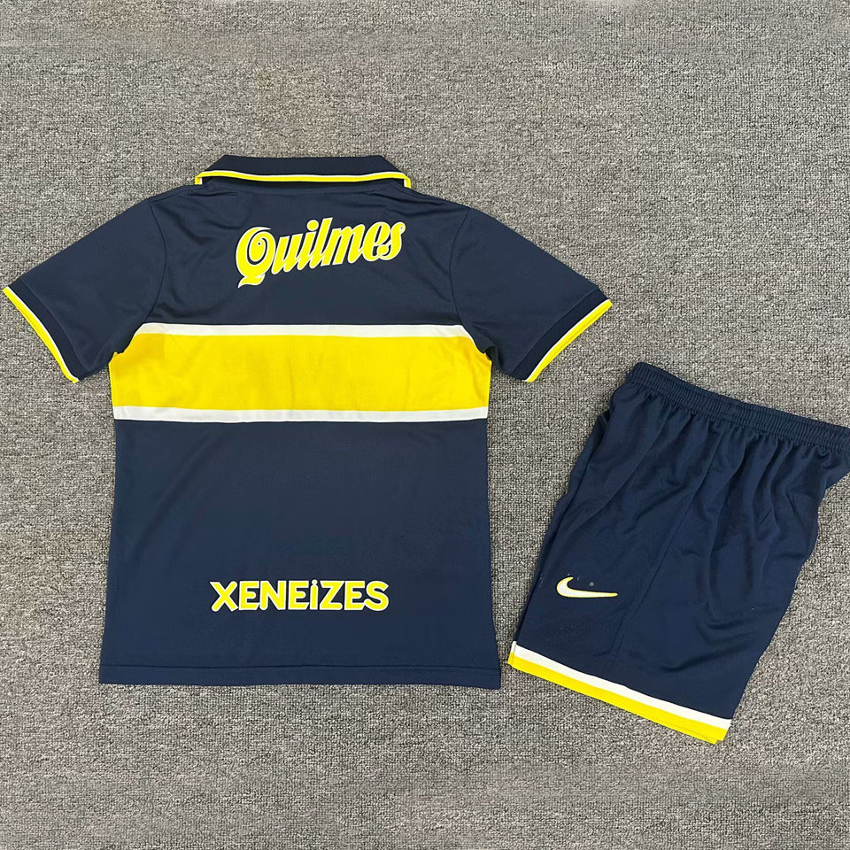 Jersey 1996/97 Boca Local Manga corta Niño Retro