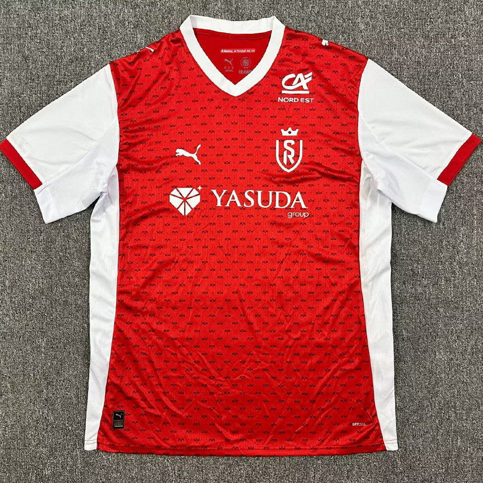 jersey 2024/25 stade de reims local manga corta versión fan