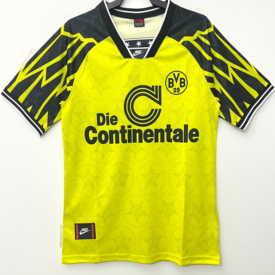 jersey 1994/95 borussia dortmund local manga corta versión fan retro