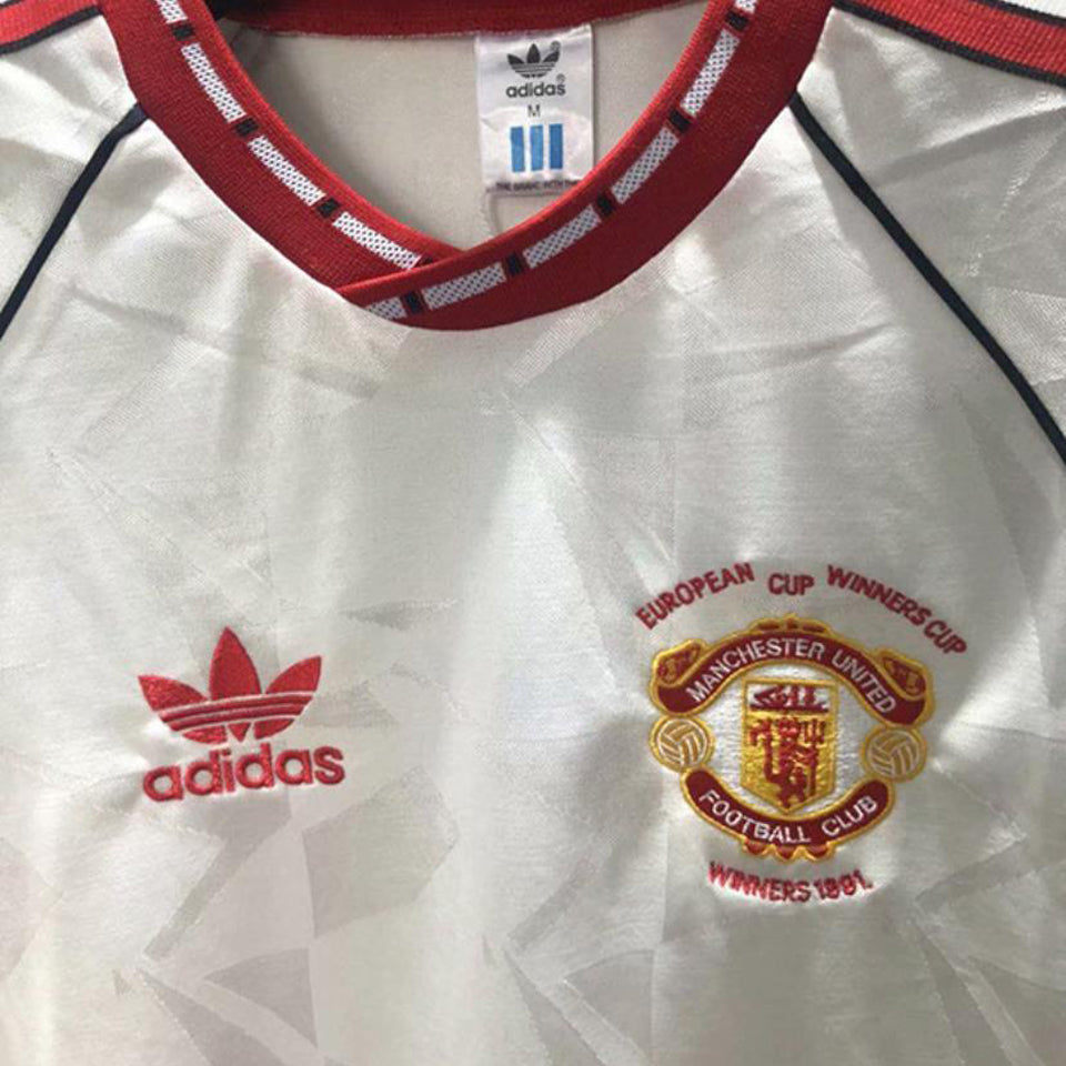 Jersey 1991 Manchester United Visitante Manga corta Versión Fan Retro