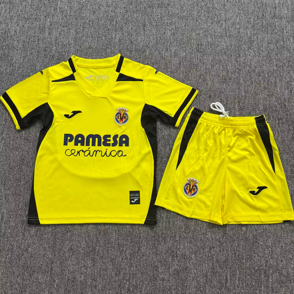 jersey 2026/27 villarreal local manga corta niño