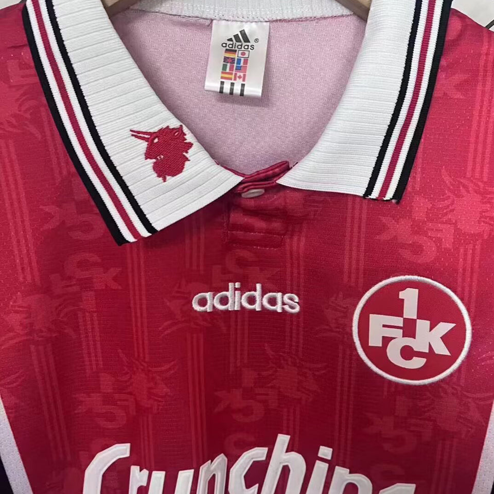 jersey 1997/1998 kaiserslautern local manga corta versión fan retro